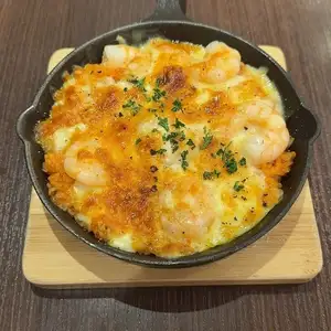 海老とトマトの焼きチーズリゾット