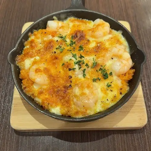 海老とトマトの焼きチーズリゾット