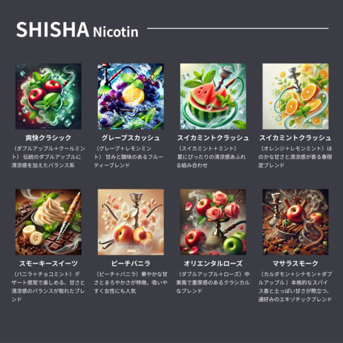 初心者も安心のシーシャセット