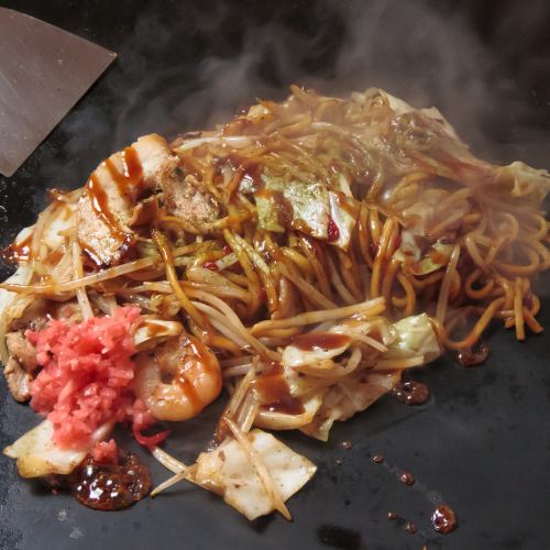 モチモチ麺の焼きそば