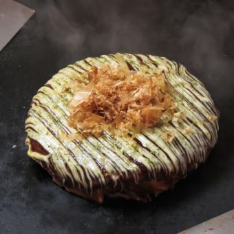 【2時間飲み放題付き】お葱ちゃん人気のお好み焼きを含む全10品　スタンダード宴会コース
