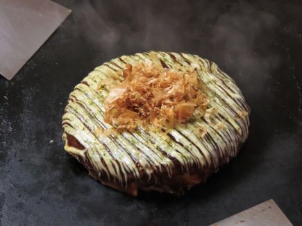 【2時間飲み放題付き】お葱ちゃん人気のお好み焼きを含む全10品 スタンダード宴会コース