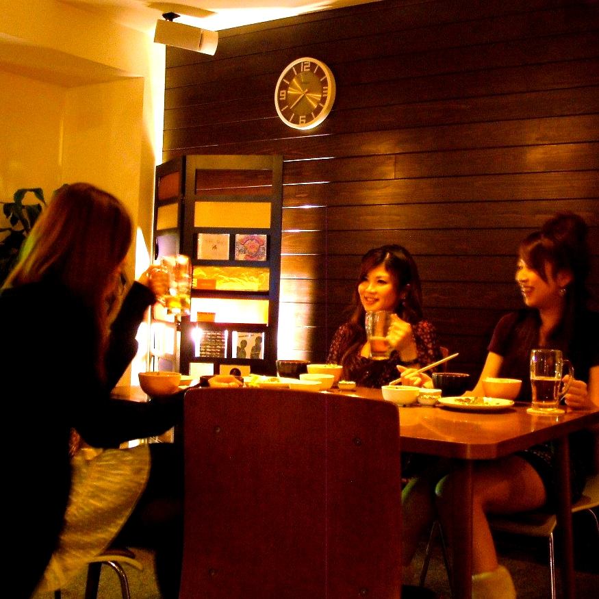 女子会限定で飲み放題が180分などの得典がいっぱい♪