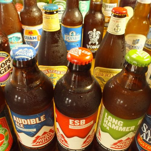 A wide variety of craft beers☆