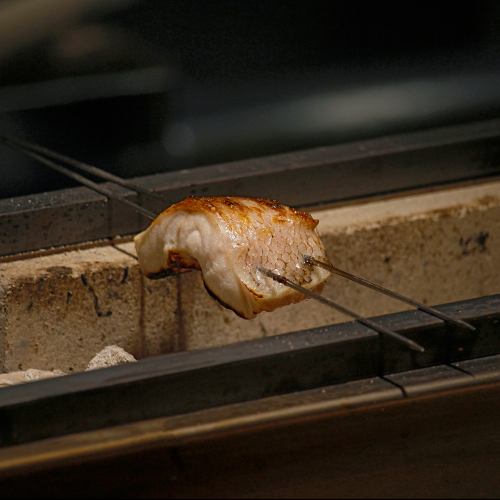 白甘鯛の炭焼き