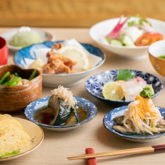 [2-hour all-you-can-drink → 3-hour all-you-can-drink!! Obanzai course] 1 person ~ Same-day reservation OK♪ Feel free to enjoy Kyoto cuisine → 4,200 yen (tax included)