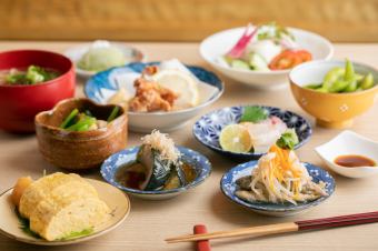 [2-hour all-you-can-drink → 3-hour all-you-can-drink!! Obanzai course] 1 person ~ Same-day reservation OK♪ Feel free to enjoy Kyoto cuisine → 4,200 yen (tax included)