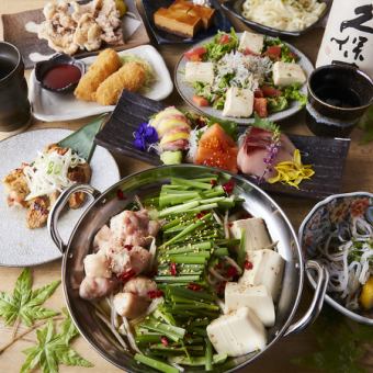 [Take Course] Fresh fish sashimi, yakitori, domestic beef motsunabe or wagyu steak! 2.5 hours all-you-can-drink [9 dishes] 4500 yen ⇒ 4000 yen