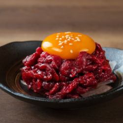 桜肉ユッケ