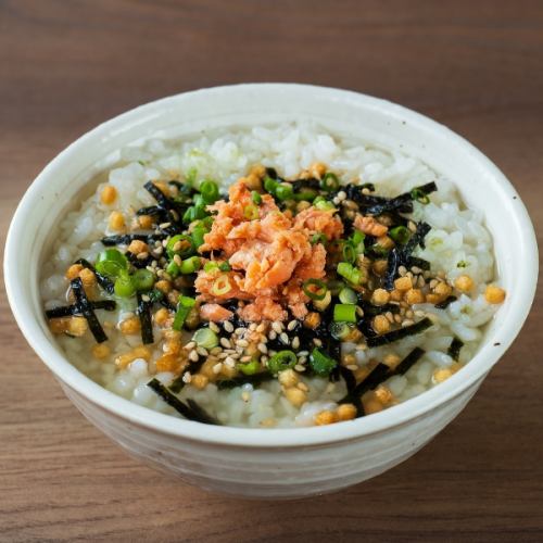 Dashi chazuke (salmon or plum)