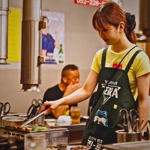 焼きはプロにお任せ