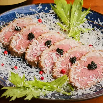 【鴨コース】京鴨しゃぶしゃぶ・ロースト・メンチカツ・茶碗蒸しなど、しっぽり自慢の鴨料理8品