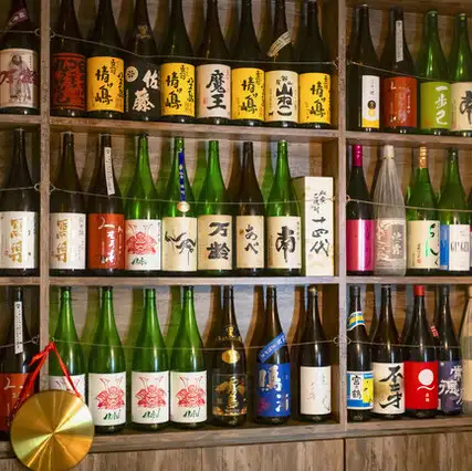 【酒肴と嗜む】厳選銘酒と銘柄焼酎◆自由が丘の夜を彩る豊富なラインナップ!単品飲み放題は3300円(税込)~
