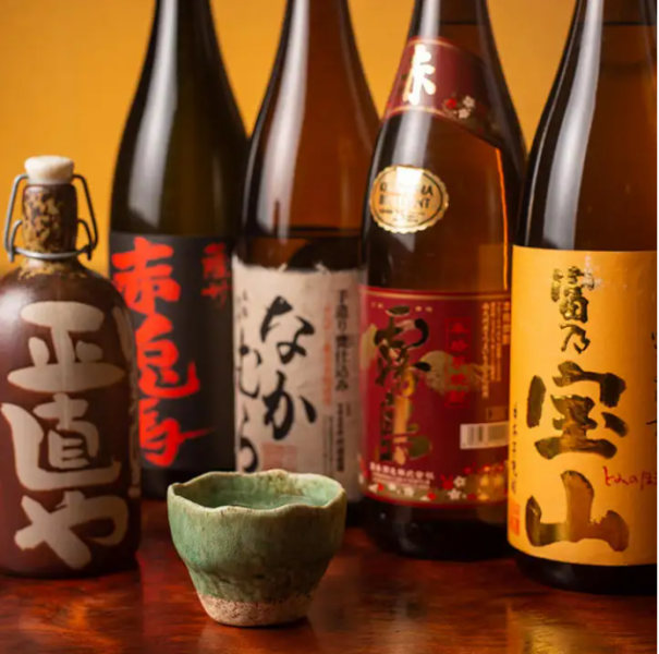 A must-see selection for shochu and sake lovers.Feel free to keep your bottles