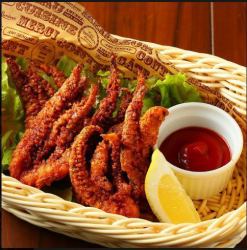 Deep-fried squid
