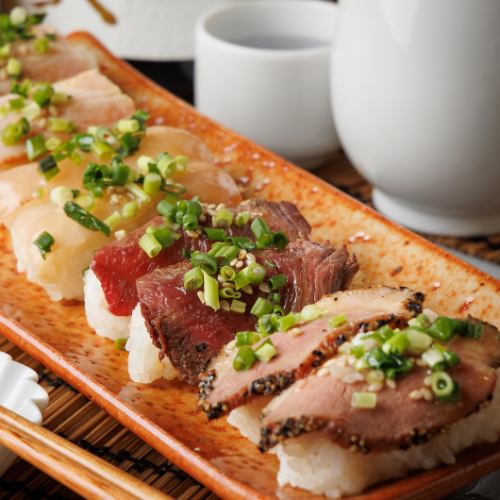 肉寿司5貫盛り合わせ