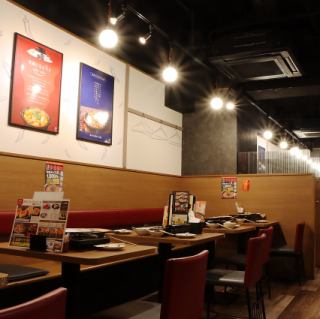 Spacious table seating! Please contact us for layout details!