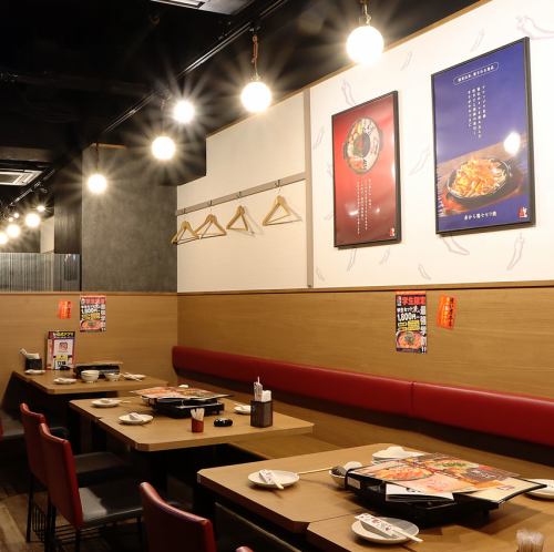 Spacious table seating! Please contact us for layout details!