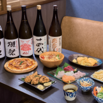 飲み放題付き◎風まかせコース≪計6品　5,500円(税込)≫