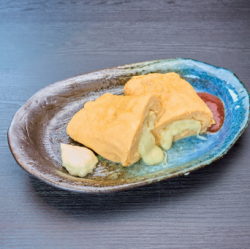 鉄板だし巻玉子　チーズ