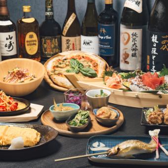 飲み放題付き◎贅沢コース≪計8品　6,500円(税込)≫