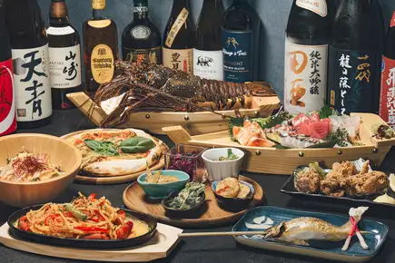 【料理のみ】鮮度抜群の刺身盛り&名物囲炉裏焼き!宮古の美味を存分に堪能する贅沢コース全8品