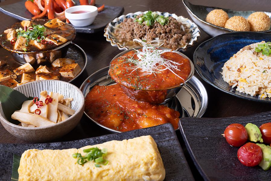 飲み放題付!【入門コース】季節の野菜サラダや餃子 1人前2個など全9品4000円(税込)