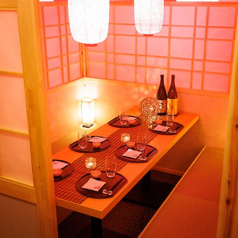 少人数～団体様までご利用可能な個室席を完備しております。