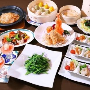 ●＊珊瑚コース＊●〈料理のみ〉6月1日～8月31日 京鼎樓名物「フカヒレあんかけ炒飯」など全8品