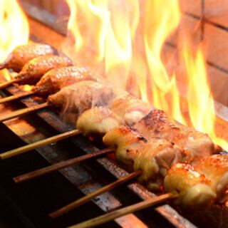 『焼き鳥と天ぷら食べ放題コース』新橋初◎天ぷらも食べ放題♪【3時間飲み放題付/8品/3500円】