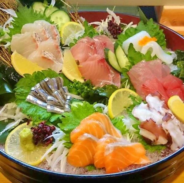 市場直送！新鮮抜群の刺盛含む『新鮮魚介の刺し盛り付コース』もございます◎◎