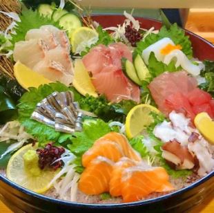 【会社宴会に◎新鮮魚介の刺し盛り付コース】料理7品＋2H[飲放]4500円