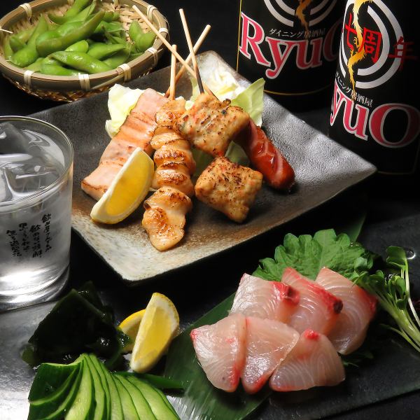 一品メニューも多数ご用意！仕事終わりのサク飲みや家族でのご飯食べ等、様々なシーンにお使い頂けます。