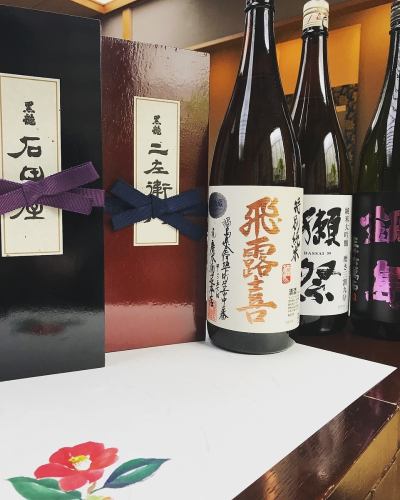 Local sake throughout the country