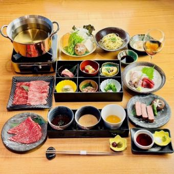 [Luxurious shabu-shabu course where you can enjoy Matsusaka beef] Keyaki - 13 dishes in total 14,300 yen (tax included)