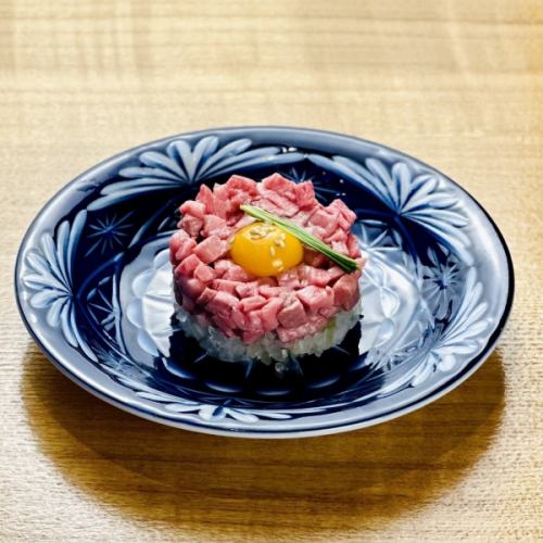 Matsusaka beef marbled yukhoe