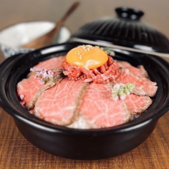 【季節限定】2h飲み放題付き 黒毛和牛の『肉土鍋飯』コース 5,000円