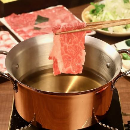 【含3小時無限暢飲】想同時享用兩種美食的人!松阪豬和黑毛和牛晚餐“Azusa”12道菜品共8000日元
