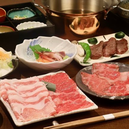 【3H 음방 첨부】마쓰사카규・흑모 와규・마쓰사카 돼지고기 회석 “사쿠라-사쿠라-”전 13품 10,500엔