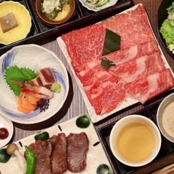 【3H飲放付】世界のブランド松阪牛と黒毛和牛を食べ比べ会席『柊-ひいらぎ-』全13品 14,000円