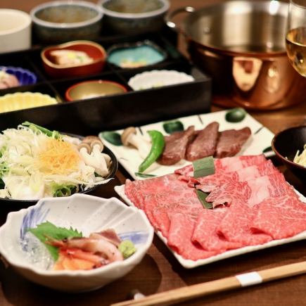 【含3小时无限畅饮】尽情享用松阪牛“榉”的豪华怀石料理 13道菜品共16,000日元