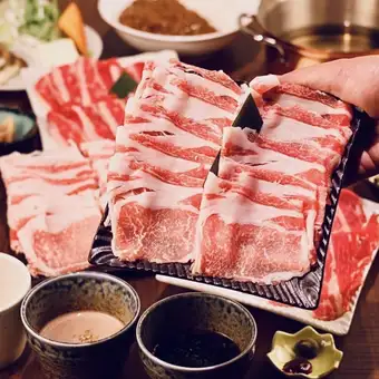 期間限定【食べ放題+通常飲み放題】松阪ポーク＆黒毛和牛しゃぶしゃぶ食べ放題￥4,980