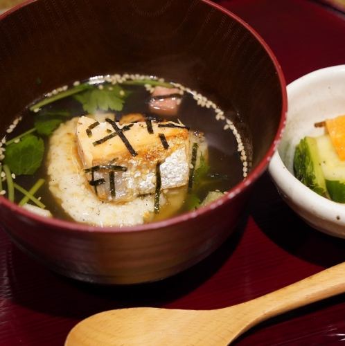 焼きおにぎり茶漬け