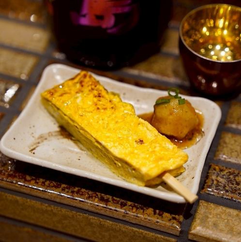 だし巻き卵串