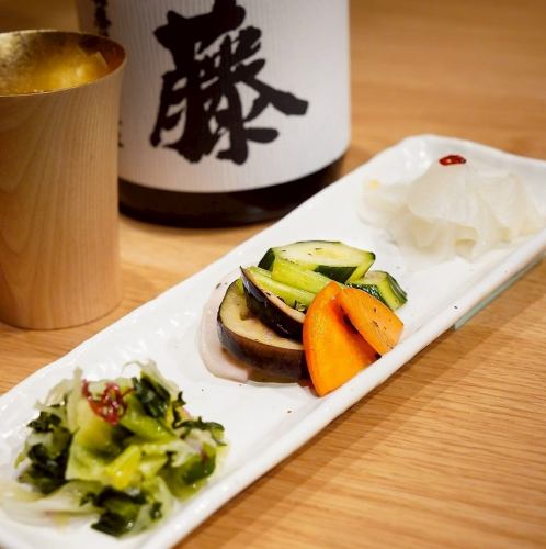 漬物盛り合わせ