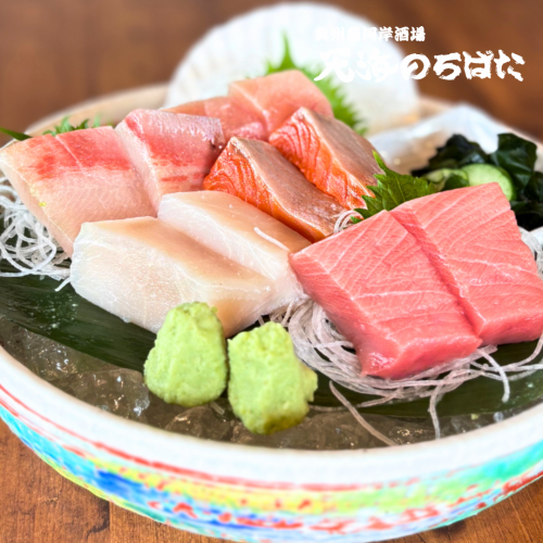 刺身厚切り5点盛り