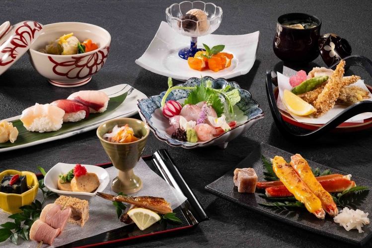【ディナータイム】個人盛で★旬を楽しむ冬の和会席プラン★料理7品コース☆お一人様6,000円