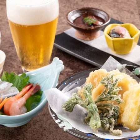 【ディナータイム】★当日もOK★気軽にお得に晩酌セット【和食】のんべもんセットお一人様1800円