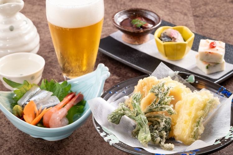 【ディナータイム】★当日もOK★気軽にお得に晩酌セット【和食】のんべもんセットお一人様1800円