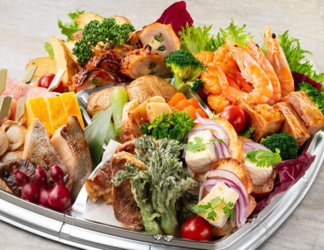 【テイクアウト】ご家族のお集まりに♪特製「彩巴オードブル」6,500円(税込）